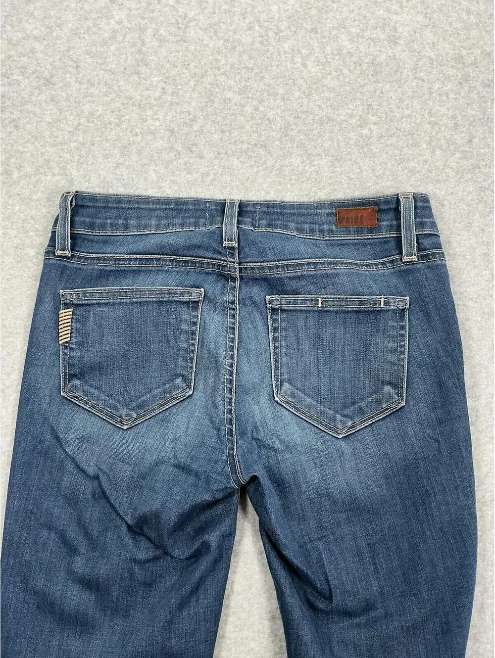 PAIGE‎ Verdugo Ankle Skinny Jeans Distressed Medium Wash Women’s 26